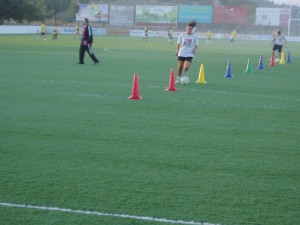 Sept 28, Hannah at soccer.