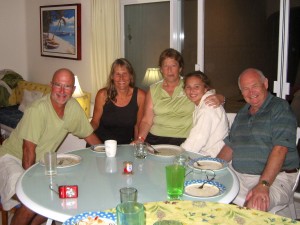 March 13: Dinner with Louise and Eric.