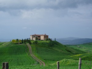 May 3: Arriving at the villa.